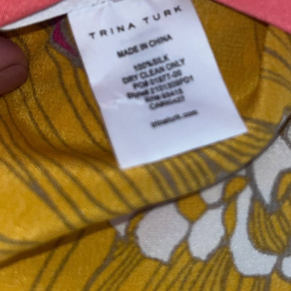 Trina Turk Theodora Silk Caftan Dress π΅xs/s - Picture 6 of 11
